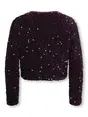 Kids ONLY KOGANIKA SEQUINS LS BOW TOP CS WVN