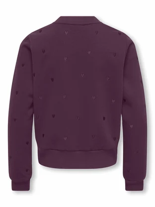 Kids ONLY KOGATIKA L/S O-NECK EMB HEART SWT