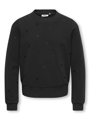 Kids ONLY KOGATIKA L/S O-NECK EMB HEART SWT