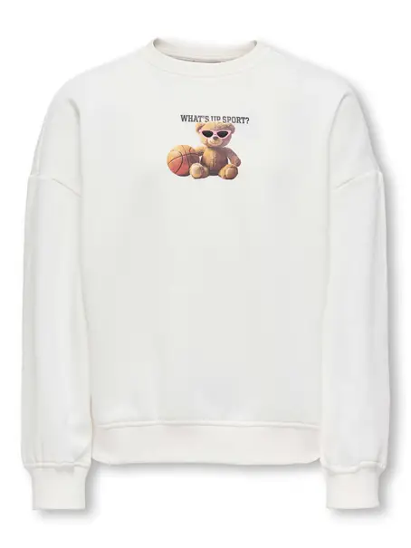 Kids ONLY KOGBILA L/S OVZ BEAR O-NECK SWT NOO