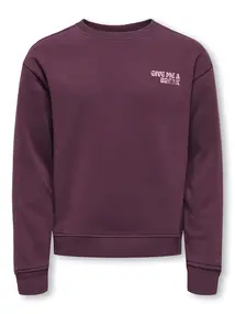 Kids ONLY KOGCAMINE L/S OVERSIZE O-NECK CS SW
