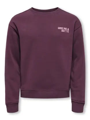 Kids ONLY KOGCAMINE L/S OVERSIZE O-NECK CS SW