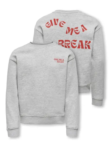 Kids ONLY KOGCAMINE L/S OVERSIZE O-NECK CS SW