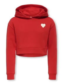 Kids ONLY KOGDITTE LIFE LOVE/AMOUR LS HOOD CS