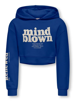 Kids ONLY KOGDITTE LIFE LOVE/AMOUR LS HOOD CS