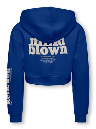 Kids ONLY KOGDITTE LIFE LOVE/AMOUR LS HOOD CS