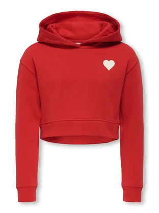 Kids ONLY KOGDITTE LIFE LOVE/AMOUR LS HOOD CS