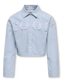 Kids ONLY KOGETTA LS PATCH SHIRT WVN