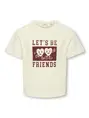 Kids ONLY KOGGITTA S/S BOXY PRINTED TOP JRS