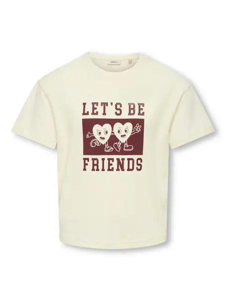 Kids ONLY KOGGITTA S/S BOXY PRINTED TOP JRS