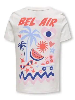 Kids ONLY KOGHAPPY LIFE O-NECK SS TOP JRS