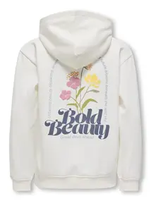 Kids ONLY KOGHOLLYLIFE L/S PRINTED HOODIE SWT