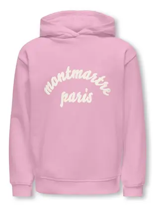 Kids ONLY KOGHOLLYLIFE L/S PRINTED HOODIE SWT