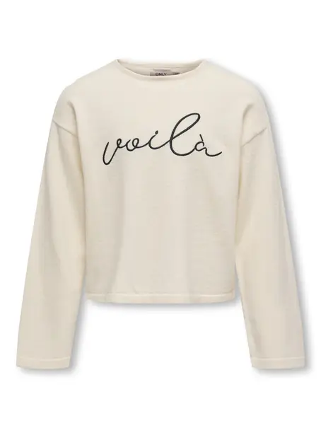 Kids ONLY KOGIBI LS EMB O-NECK CP KNT