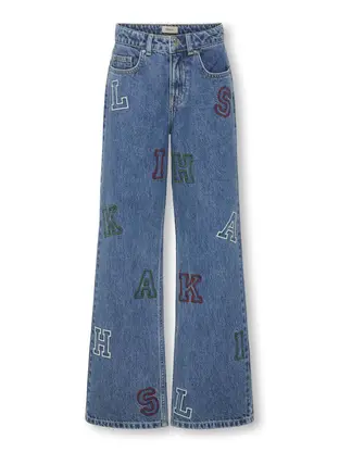 Kids ONLY KOGJUICY HW WIDE LEG COLLEGE JEANS