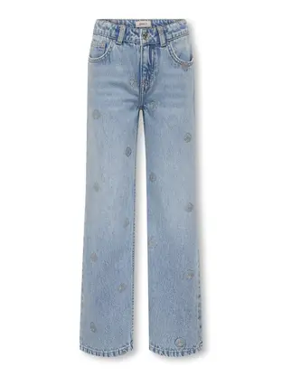 Kids ONLY KOGJUICY HW WIDE LEG SEASHELL DNM