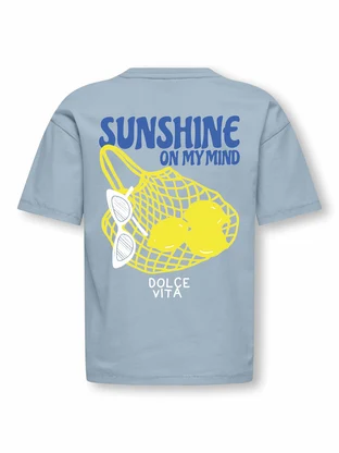 Kids ONLY KOGMANJA LIFE S/S PRINT TOP JRS