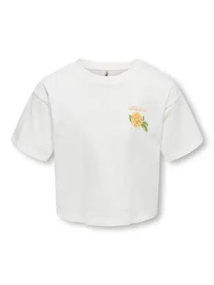Kids ONLY KOGMILLA LIFE S/S BOXY PRINTED TOP