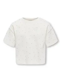 Kids ONLY KOGMONJA S/S STUDS LOOSE TEE JRS