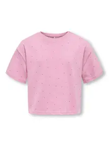 Kids ONLY KOGMONJA S/S STUDS LOOSE TEE JRS