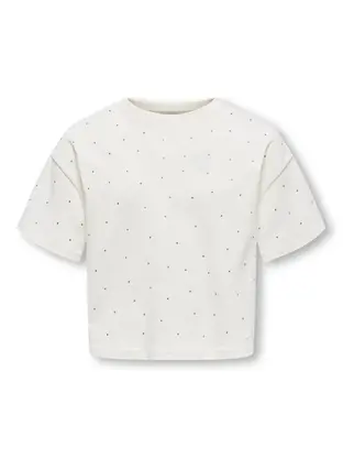 Kids ONLY KOGMONJA S/S STUDS LOOSE TEE JRS