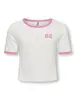 Kids ONLY KOGNINA LIFE S/S CONTRAST TOP CS JR