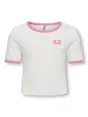 Kids ONLY KOGNINA LIFE S/S CONTRAST TOP CS JR