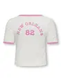 Kids ONLY KOGNINA LIFE S/S CONTRAST TOP CS JR
