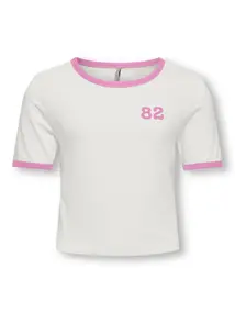 Kids ONLY KOGNINA LIFE S/S CONTRAST TOP CS JR