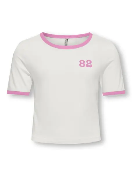 Kids ONLY KOGNINA LIFE S/S CONTRAST TOP CS JR