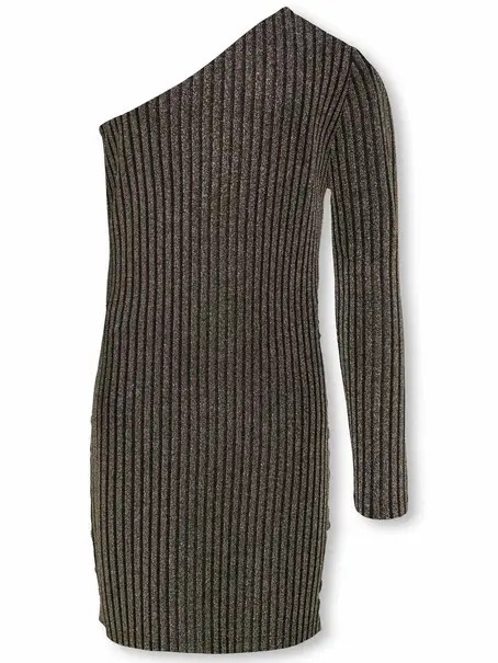 Kids ONLY KOGQUEEN ONESHOULD GLITTER DRESS BF