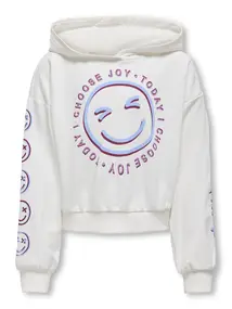 Kids ONLY KOGSMILE LIFE L/S HOOD UB SWT NOOS