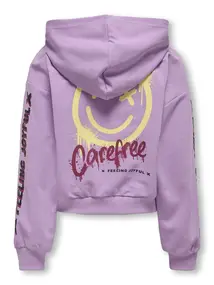 Kids ONLY KOGSMILE LIFE L/S HOOD UB SWT NOOS