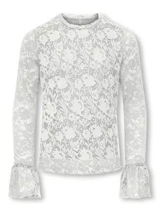 Kids ONLY KOGTOOS L/S LACE TOP JRS