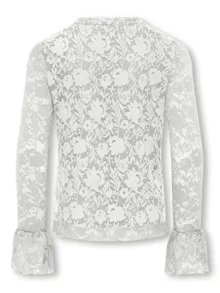 Kids ONLY KOGTOOS L/S LACE TOP JRS
