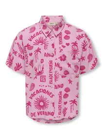 Kids ONLY KOGZALINA LIFE S/S SHIRT CS PTM