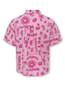 Kids ONLY KOGZALINA LIFE S/S SHIRT CS PTM