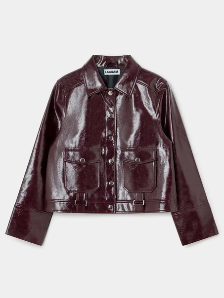 LAAGAM BRUNA PLUM JACKET