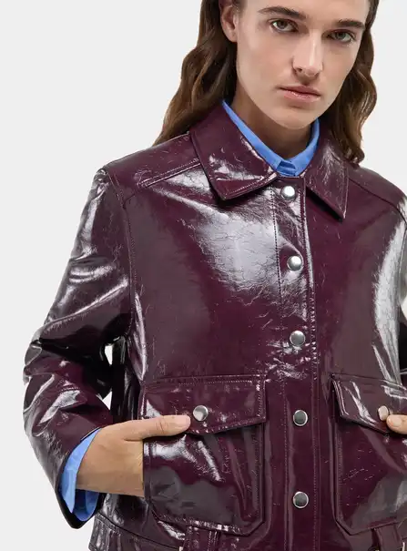 LAAGAM BRUNA PLUM JACKET