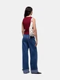 LAAGAM BURGUNDY EMBROIDERED