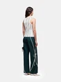 LAAGAM ECRU STRIPED EMBROID