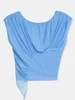 LAAGAM GEMINI BLUE DRAPED T