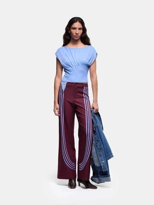 LAAGAM GEMINI BLUE DRAPED T