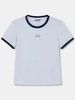 LAAGAM HERA GREY LOGO T-SHI