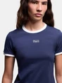 LAAGAM HERA NAVY LOGO T-SHI