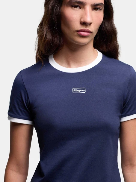LAAGAM HERA NAVY LOGO T-SHI