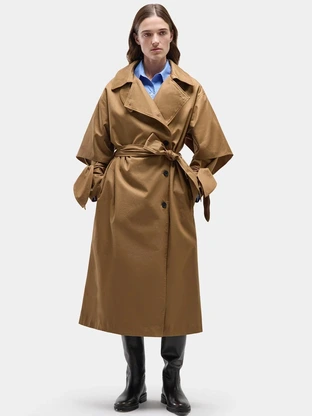 LAAGAM PRAGUE CAMEL TRENCH