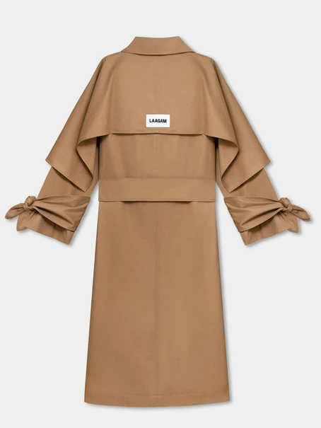 LAAGAM PRAGUE CAMEL TRENCH