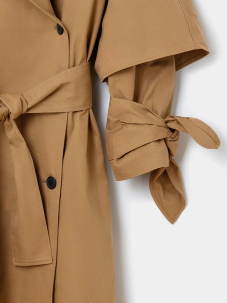 LAAGAM PRAGUE CAMEL TRENCH