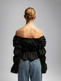 LAAGAM SADIE BLACK RUCHED B